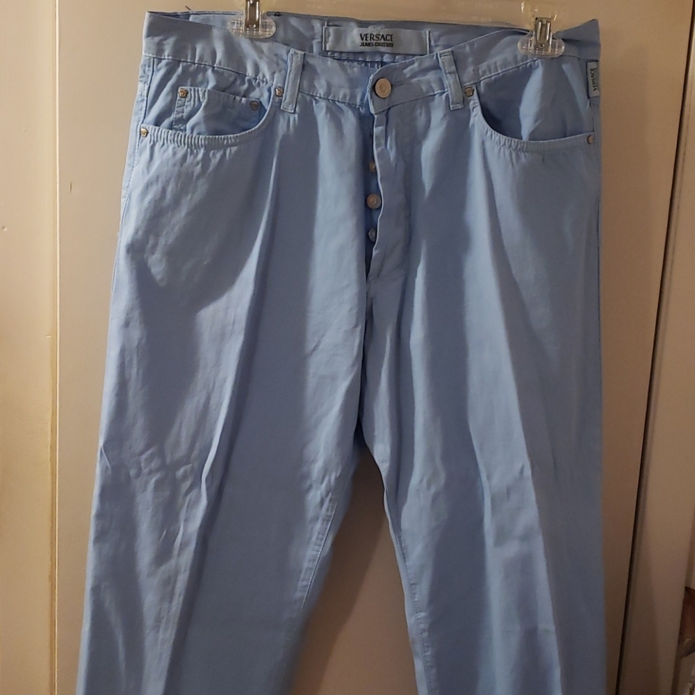 Versace light blue jeans